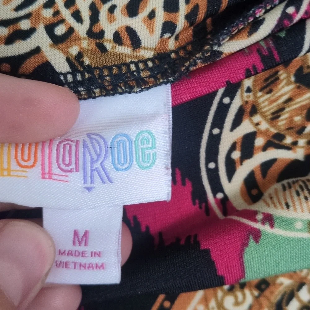 LuLaRoe Womens‎ Paisley Gypsy Boho Skirt Size M